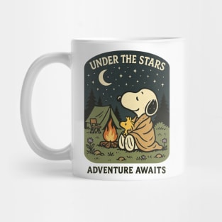 Snoopy And Woodstock Under The Stars Adventure Await Mug